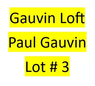 Lot 3 : Gauvin Loft (Paul Gauvin) - 2 bird kit