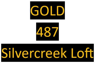 487 Gold - Bred by Silvercreek Loft