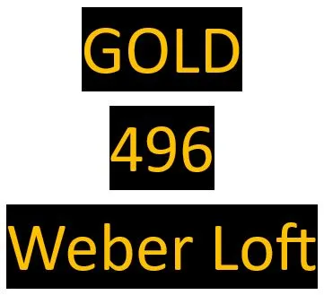 496 Gold - bred by Weber Loft
